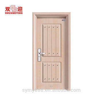 Chile Main Design Steel Interior Door Primary White Heat Transfer Metal Skin Wtih Lock